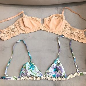 Lot of Free People bralettes/bra.
